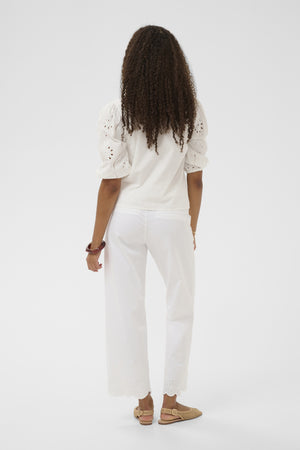 Cream Clothing Signe Blouse in Snow White