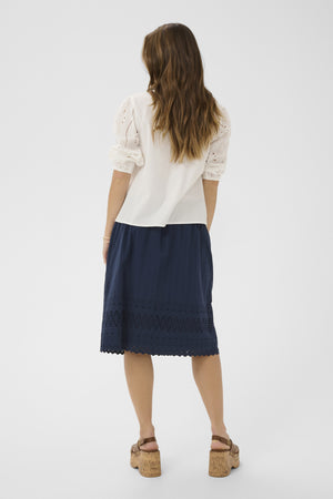 Cream Clothing Signe Blouse in Snow White