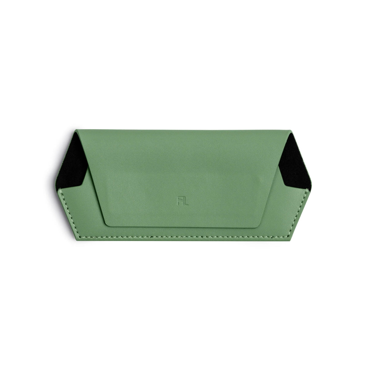 FOX and LEO Slimline Glasses Case in Sage