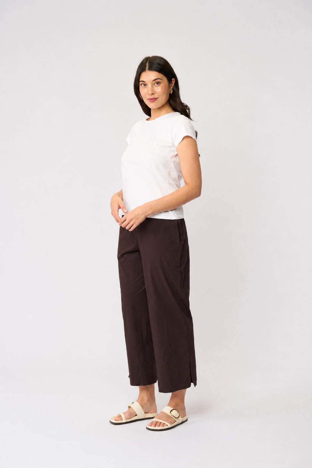 Foil Limitless Trapeze Pant in Sable