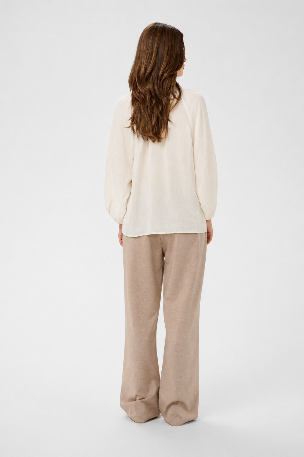 Cream Clothing Oma Blouse in Whisper White