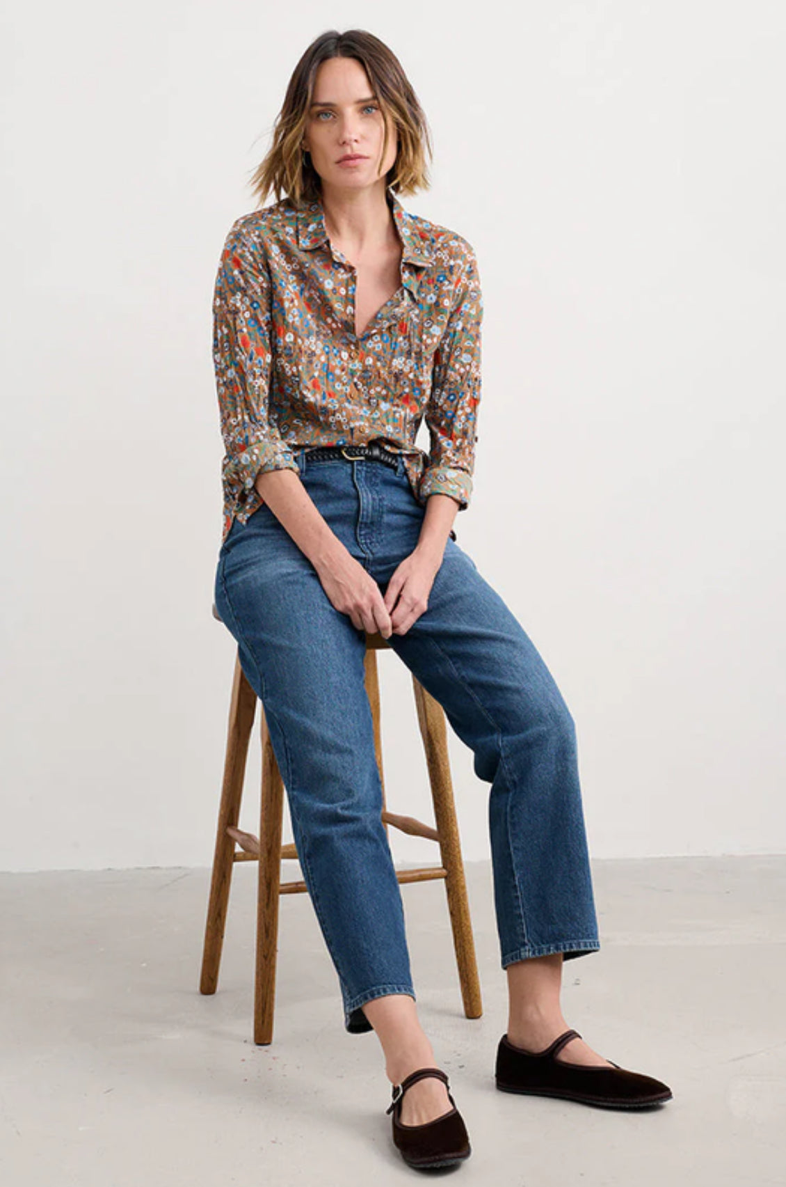 Seasalt Cornwall Larissa Shirt in Still Life Basket