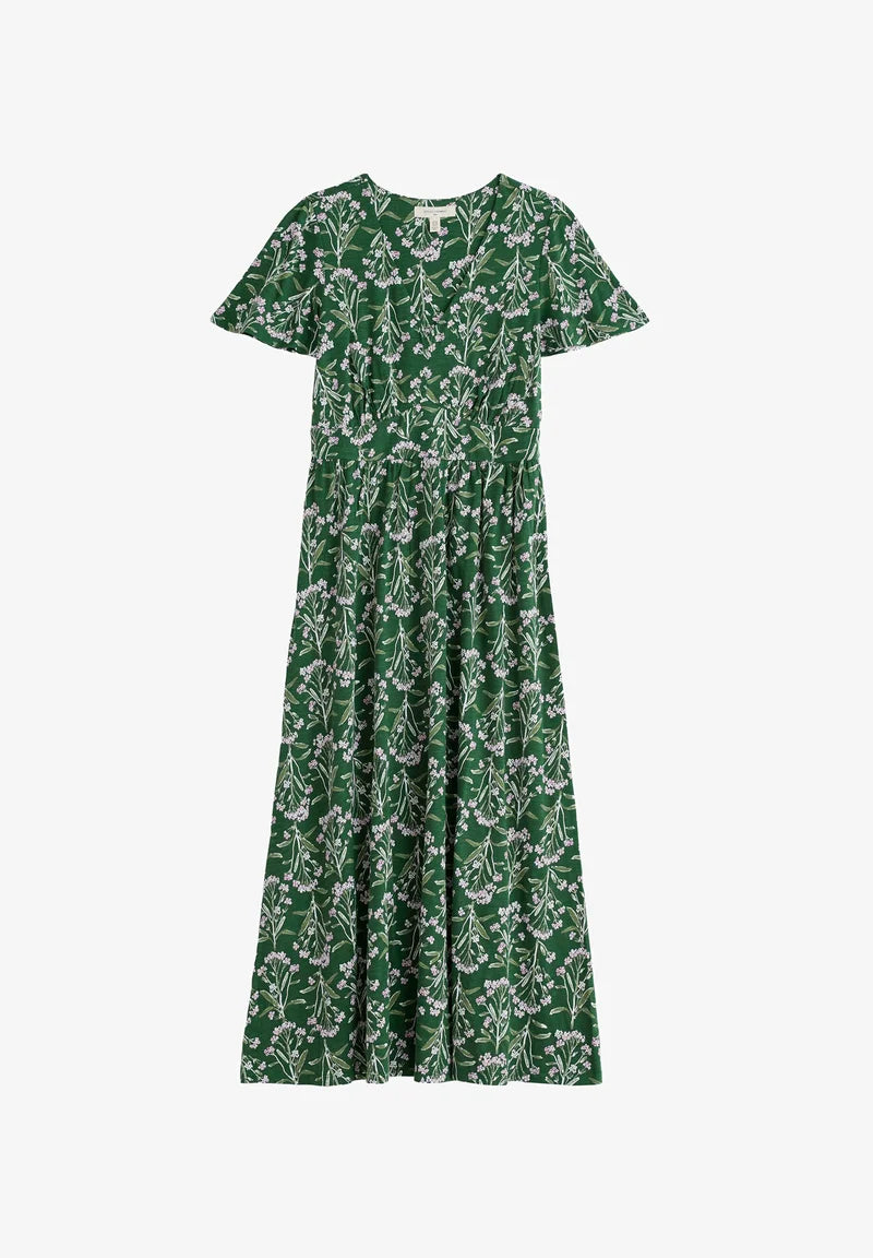 Seasalt Cornwall Chateaux Dress in Yarrow Study Treetop