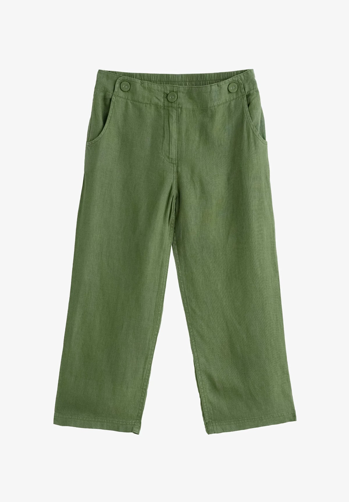 Seasalt Brawn Point Crop Pants in Dried Basil