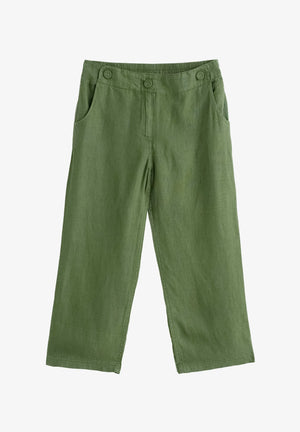 Seasalt Brawn Point Crop Pants in Dried Basil