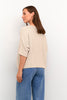 Cream Clothing Sillar Knit Bolero in Oat Melange
