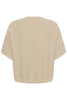 Cream Clothing Sillar Knit Bolero in Oat Melange