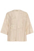 Cream Clothing Emilia Short Kimono in Perfectly Pale Melange