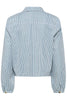Cream Clothing Berta Twill Jacket in Horizon Blue Milkboy