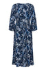 Cream Clothing Tiah Smock Dress in Navy Blue Toile