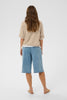 Cream Clothing Sillar Knit Bolero in Oat Melange