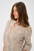 Cream Clothing Korey Blouse in Brown & White Stripe