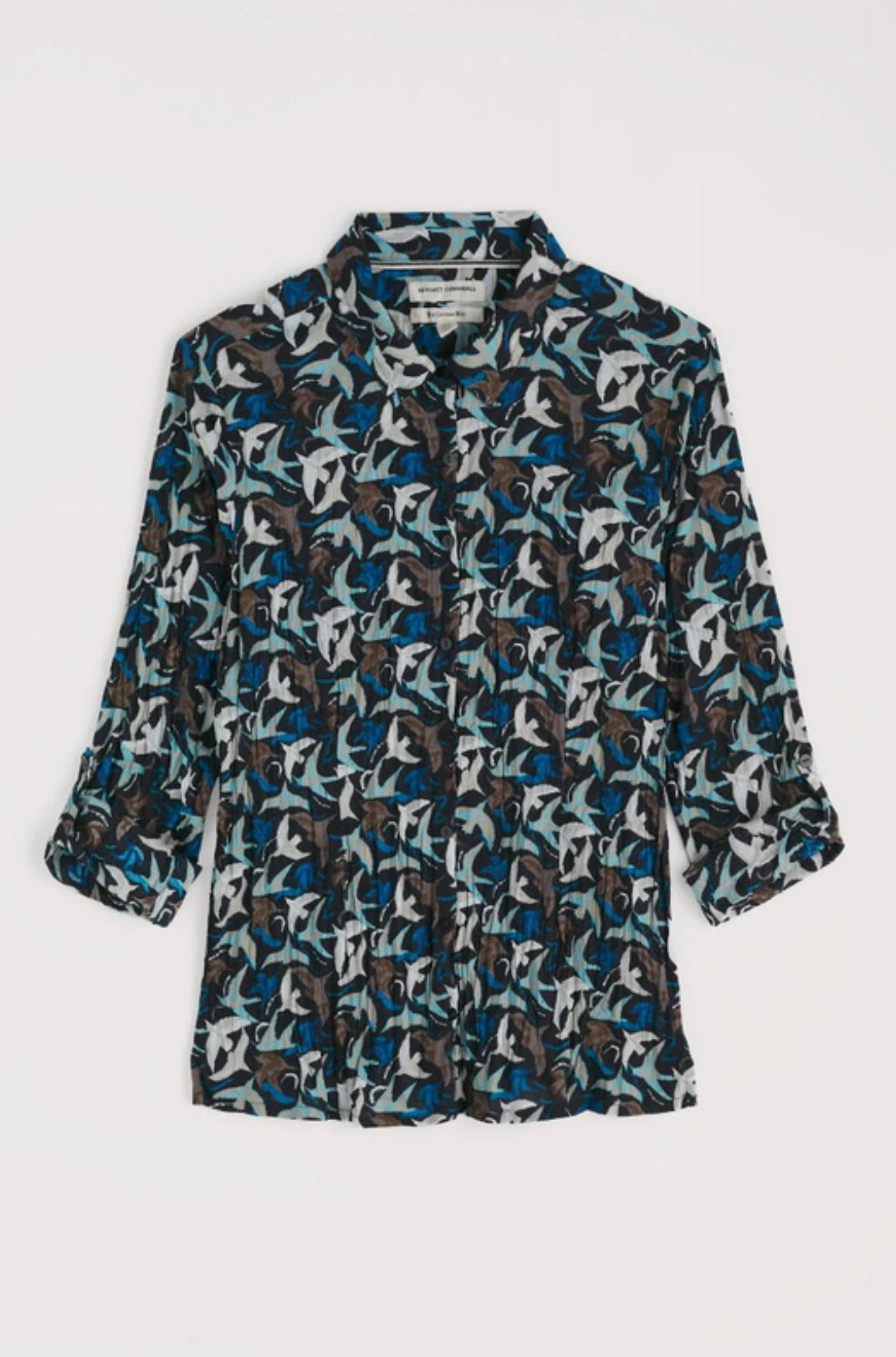 Seasalt Cornwall Larissa Shirt in Swooping Birds Onyx