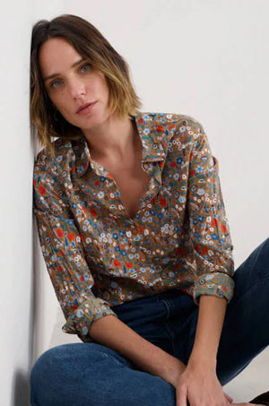 Seasalt Cornwall Larissa Shirt in Still Life Basket