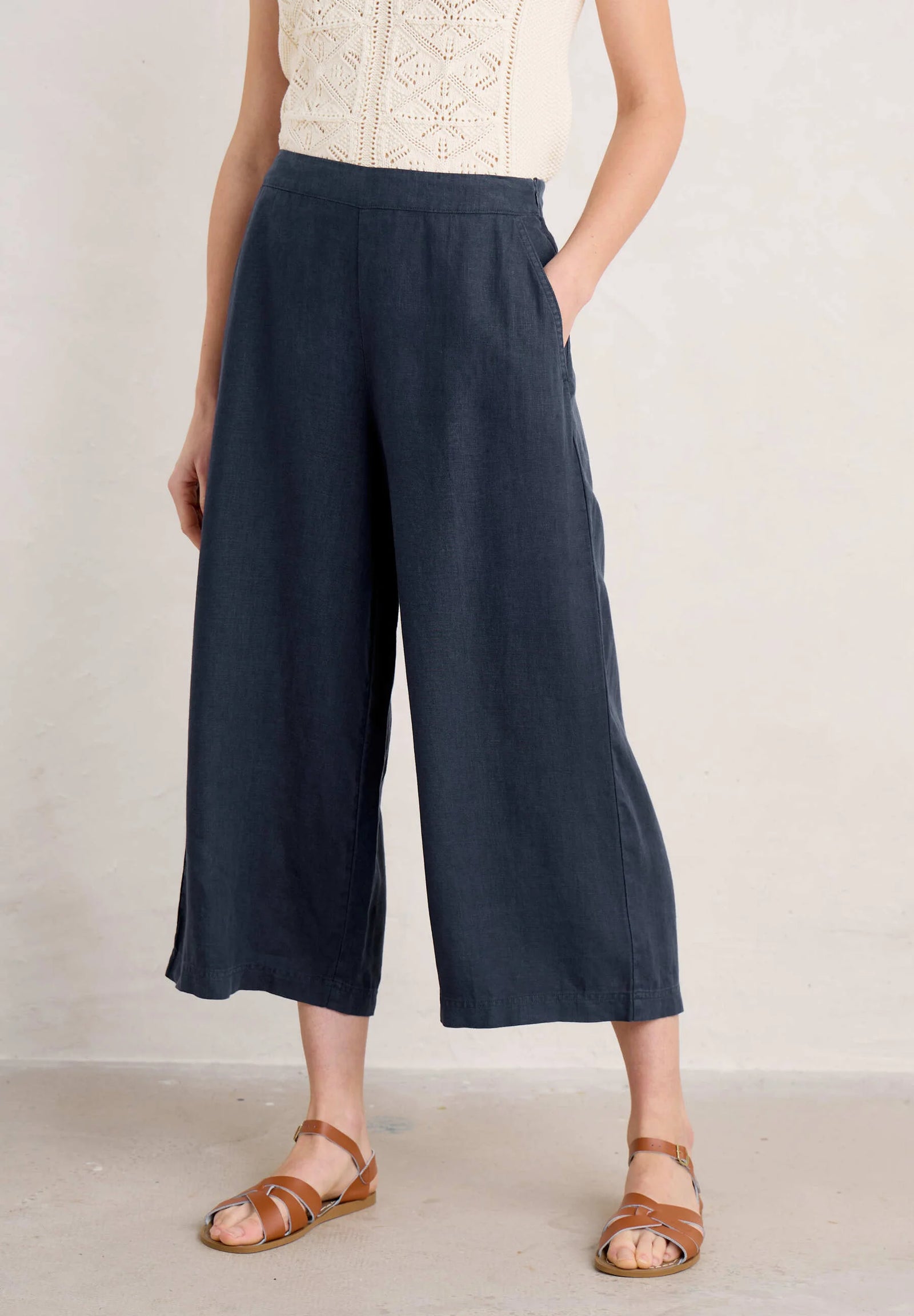 Seasalt Cornwall Merrivale Culottes in Maritime