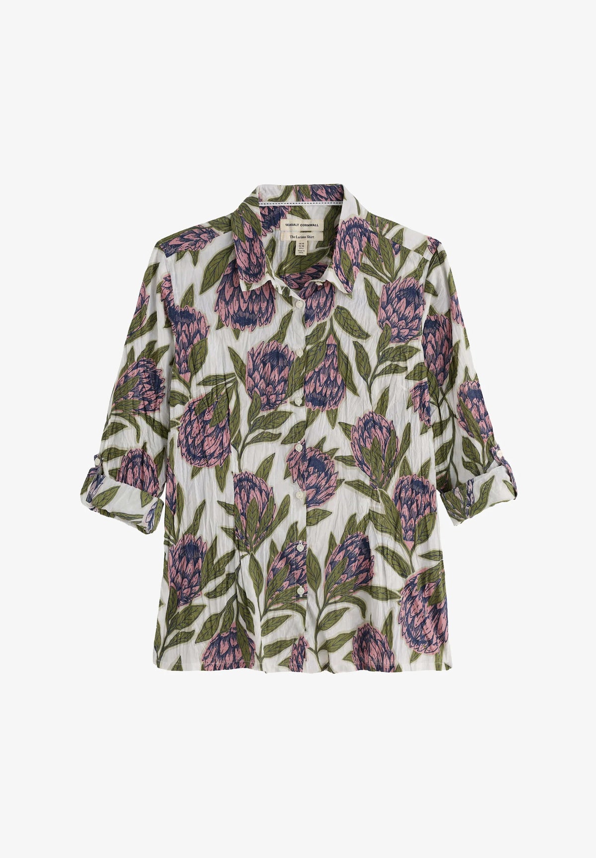 Seasalt Cornwall Larissa Shirt in Proteas Chalk