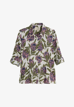 Seasalt Cornwall Larissa Shirt in Proteas Chalk