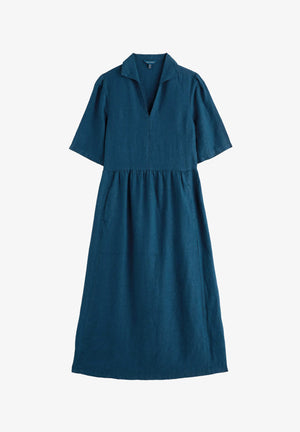 Seasalt Cornwall Fen Violet Dress in Ocean Drift