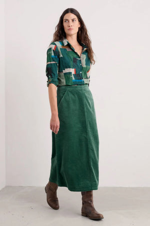 Seasalt Cornwall Larissa Shirt in Aerial Field Coppice