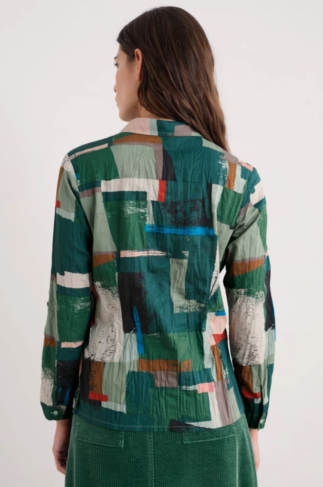 Seasalt Cornwall Larissa Shirt in Aerial Field Coppice