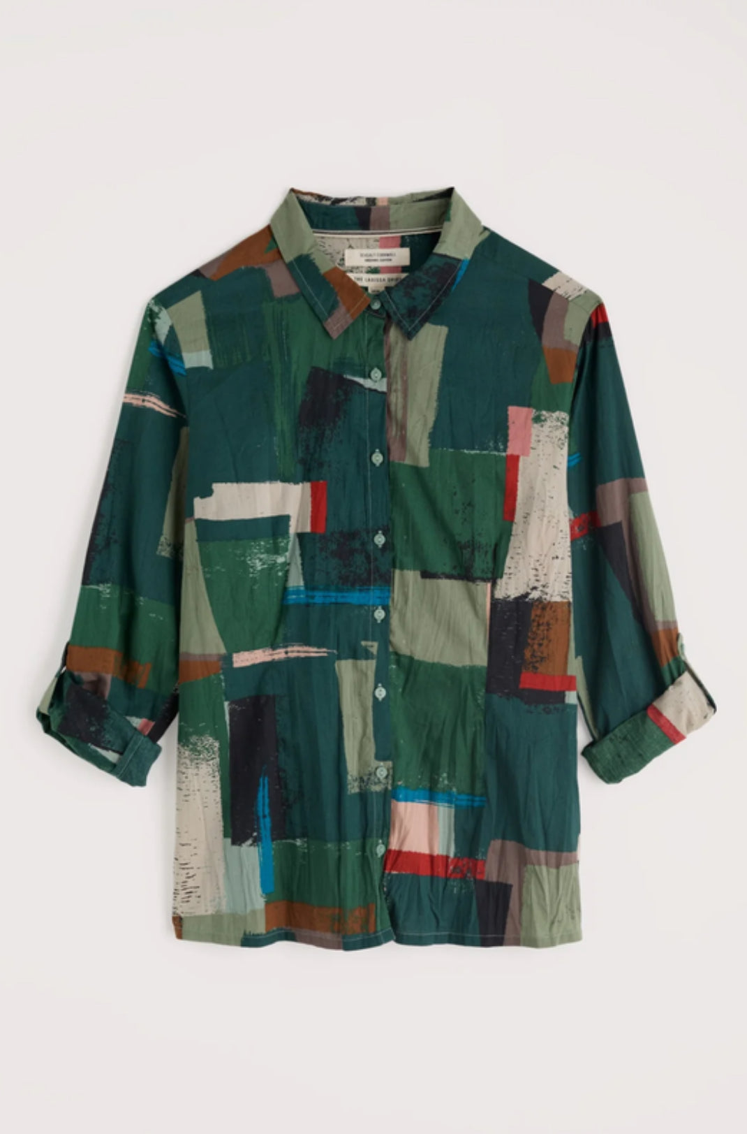 Seasalt Cornwall Larissa Shirt in Aerial Field Coppice
