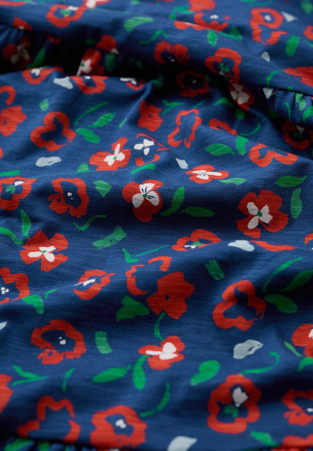 Seasalt Cornwall S/S Line Strokes Dress in Arty Pansy Cayenne