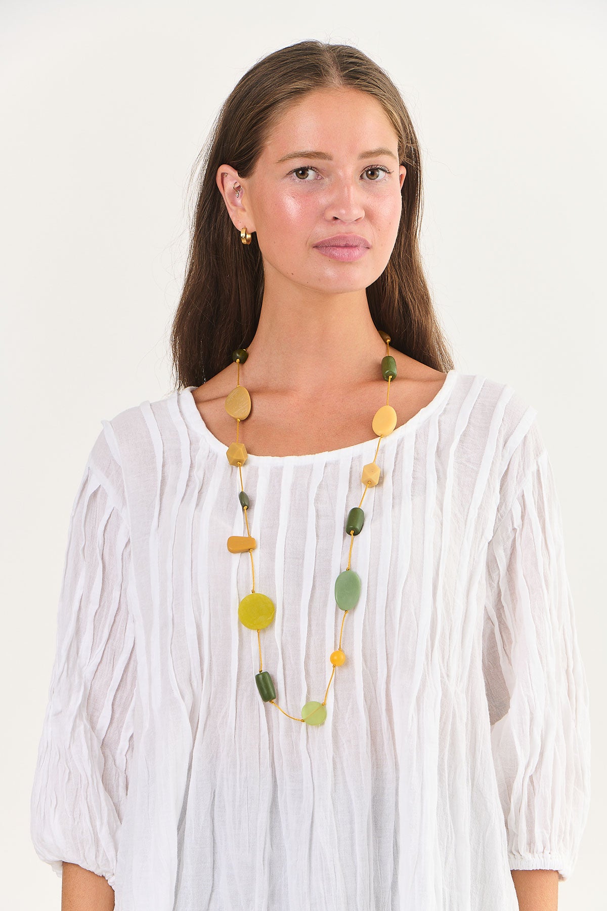 Namastai Pebble Necklace in Caterpillar