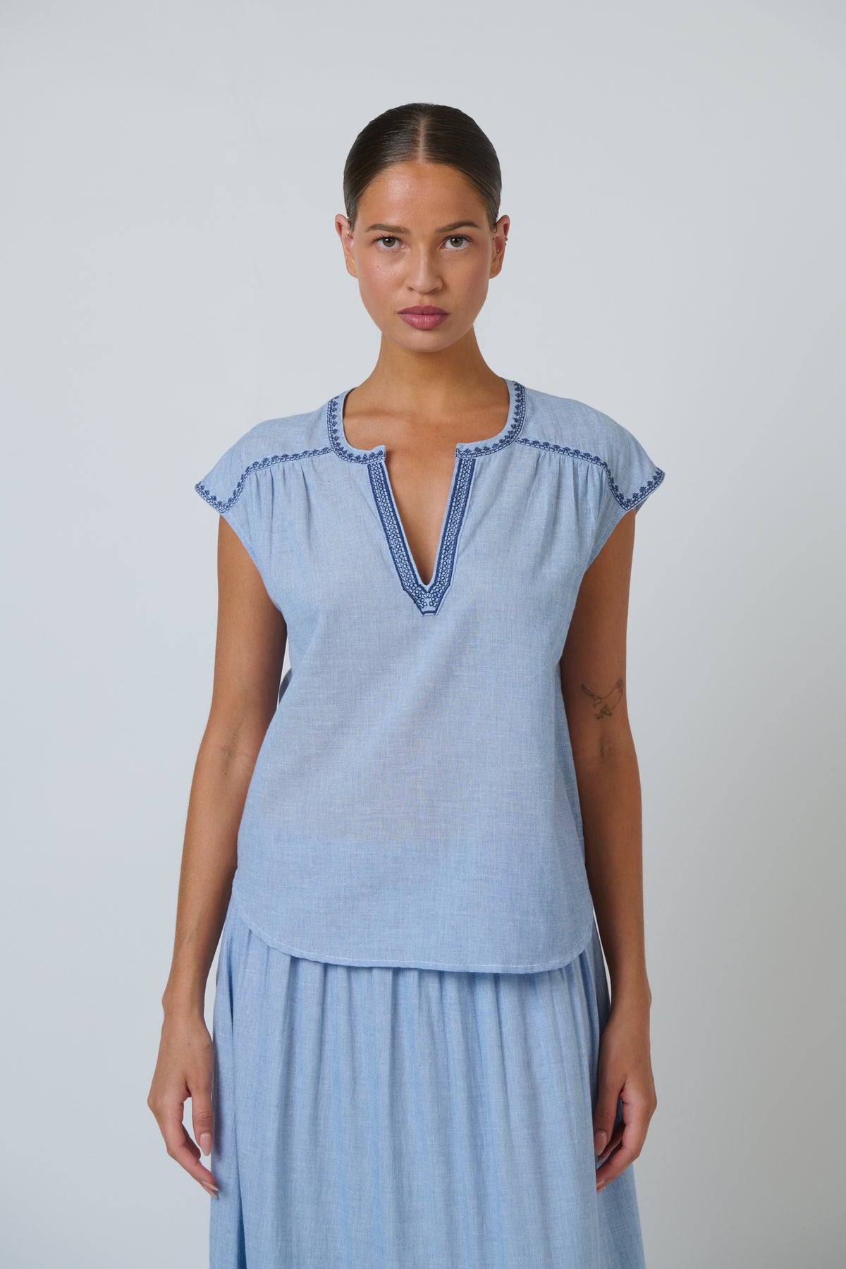 Namastai Marlow Top in Breeze