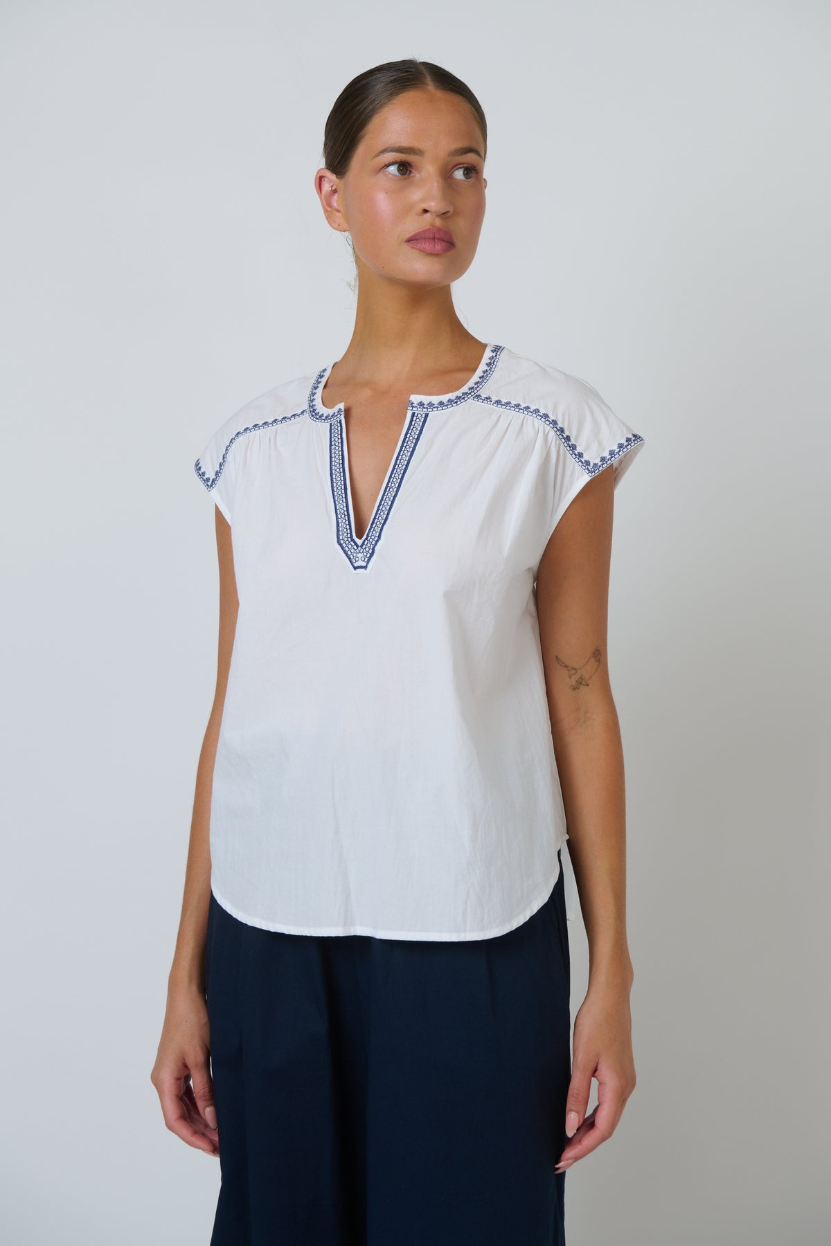 Namastai Marlow Top in White