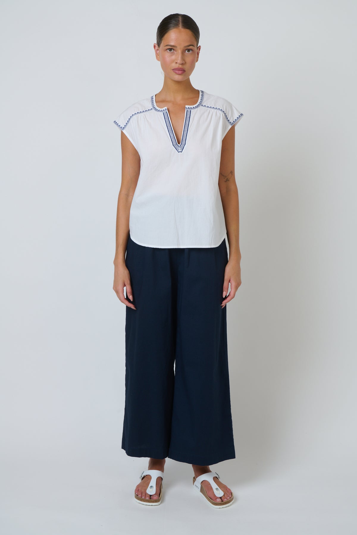 Namastai Marlow Top in White