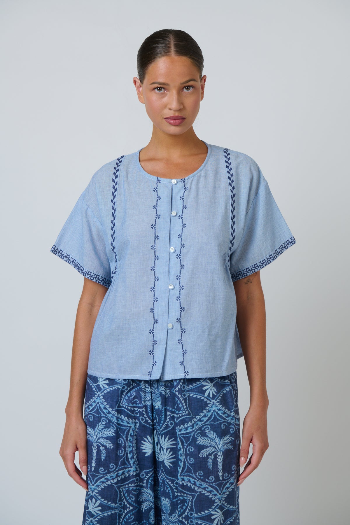 Namastai Elodie Top in Breeze
