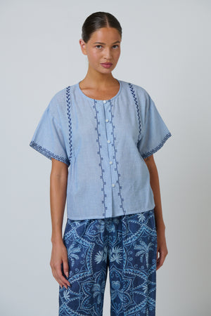Namastai Elodie Top in Breeze