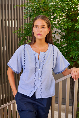 Namastai Elodie Top in Breeze