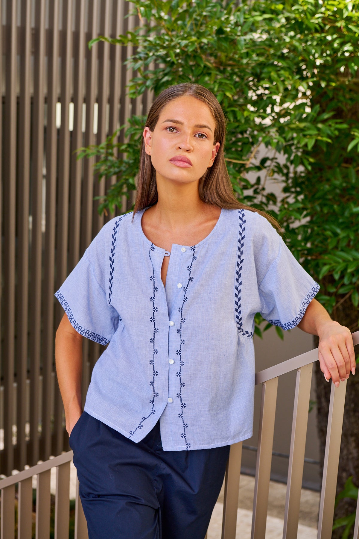 Namastai Elodie Top in Breeze