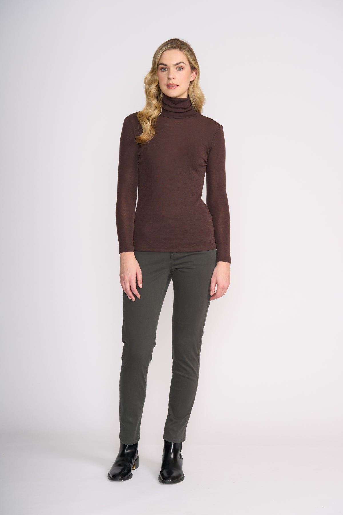 Foil Holey Moley Trouser in Dark Sage