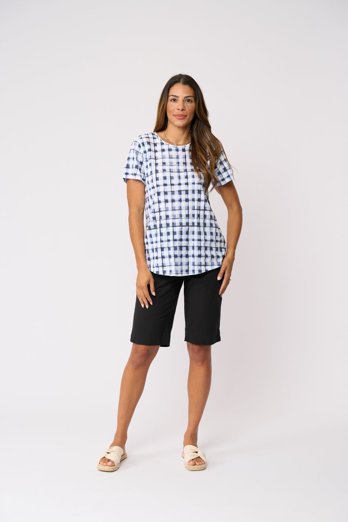 Foil Tee-Rific Short in Black
