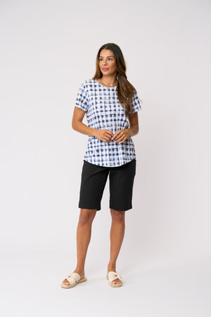 Foil Tee-Rific Short in Black