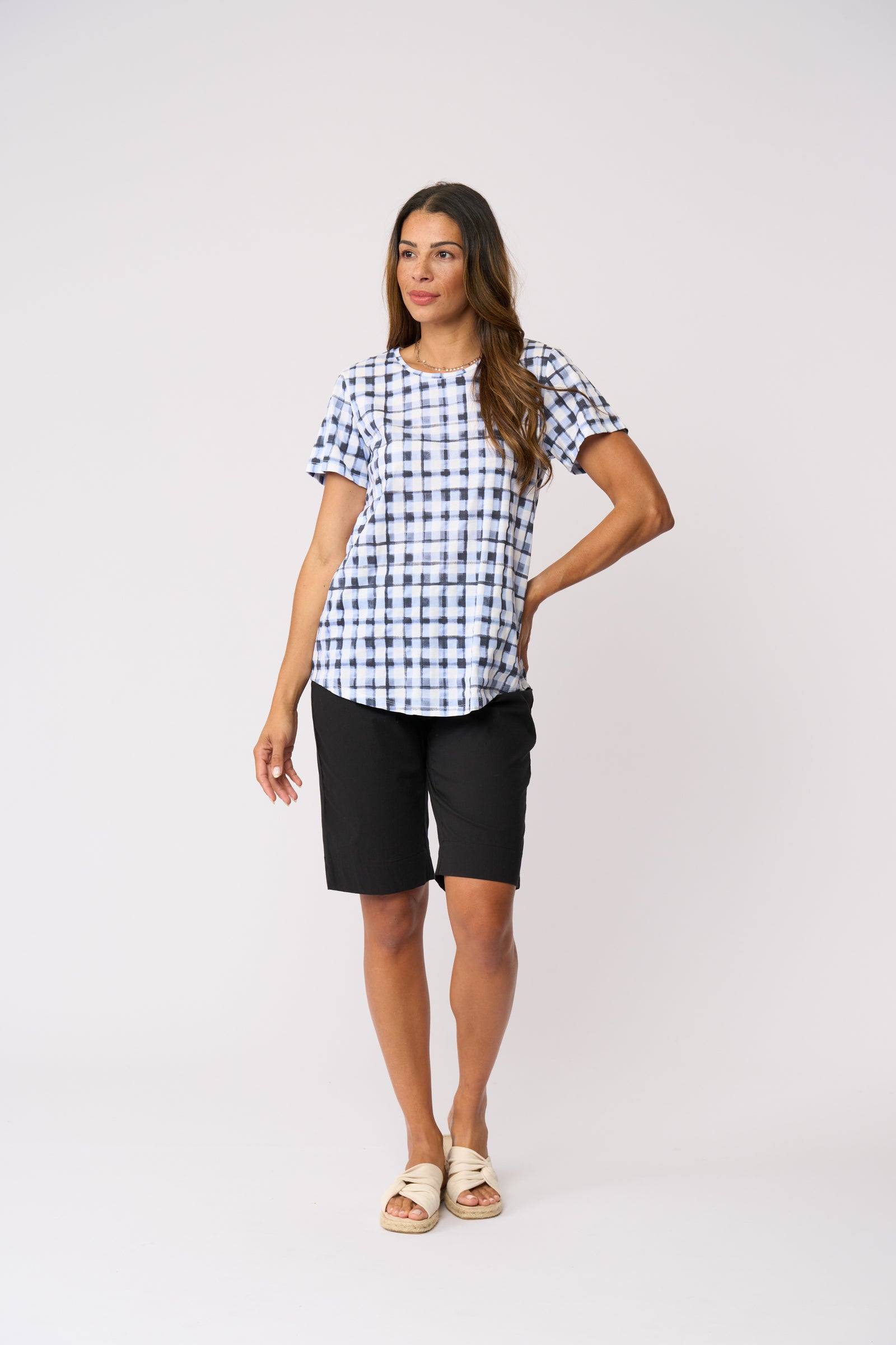 Foil Tee-Rific Short in Black