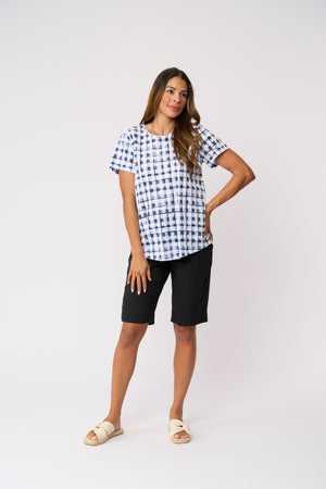 Foil Tee-Rific Short in Black