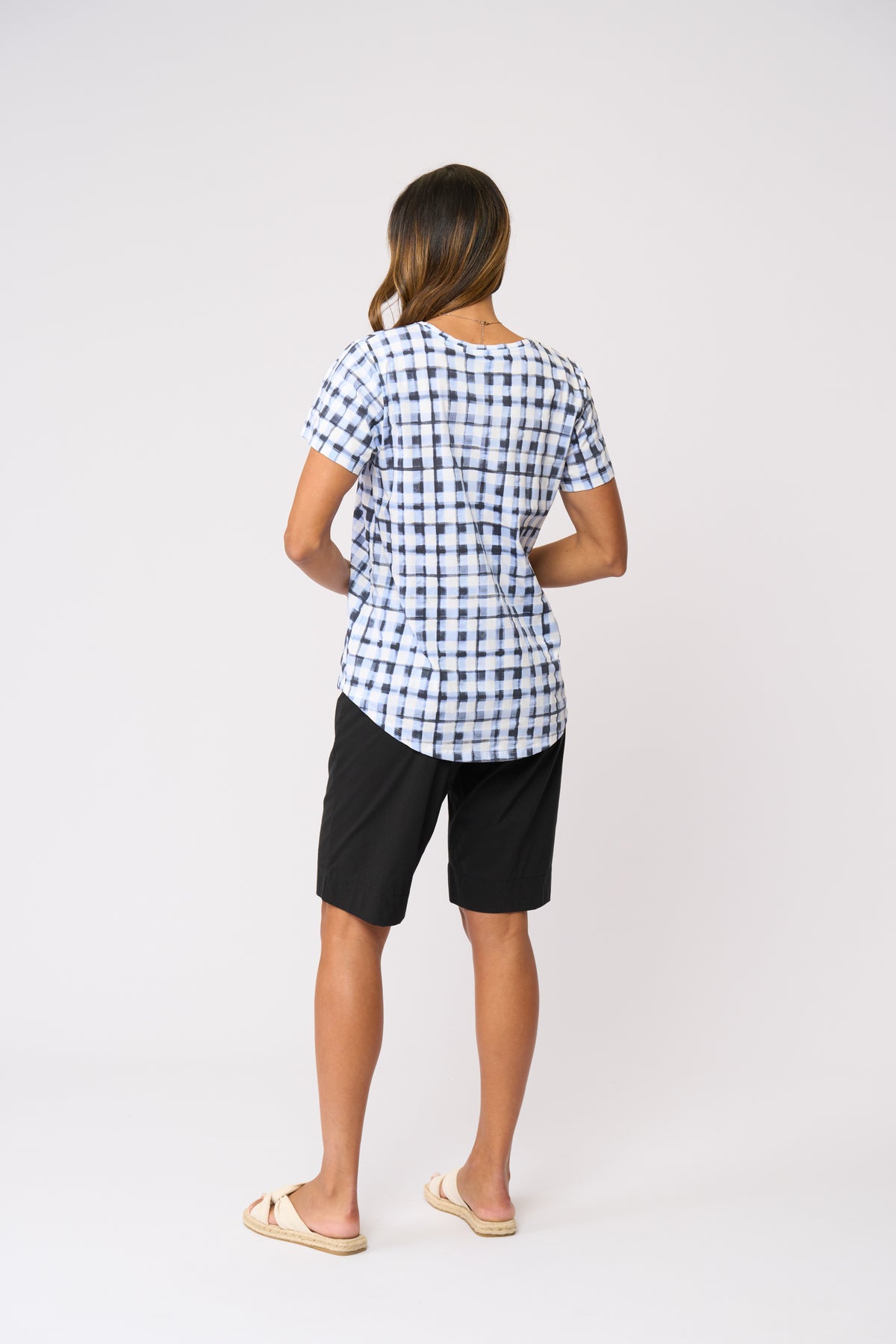 Foil Tee-Rific Short in Black
