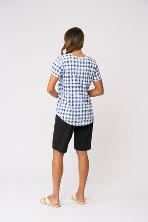 Foil Tee-Rific Short in Black