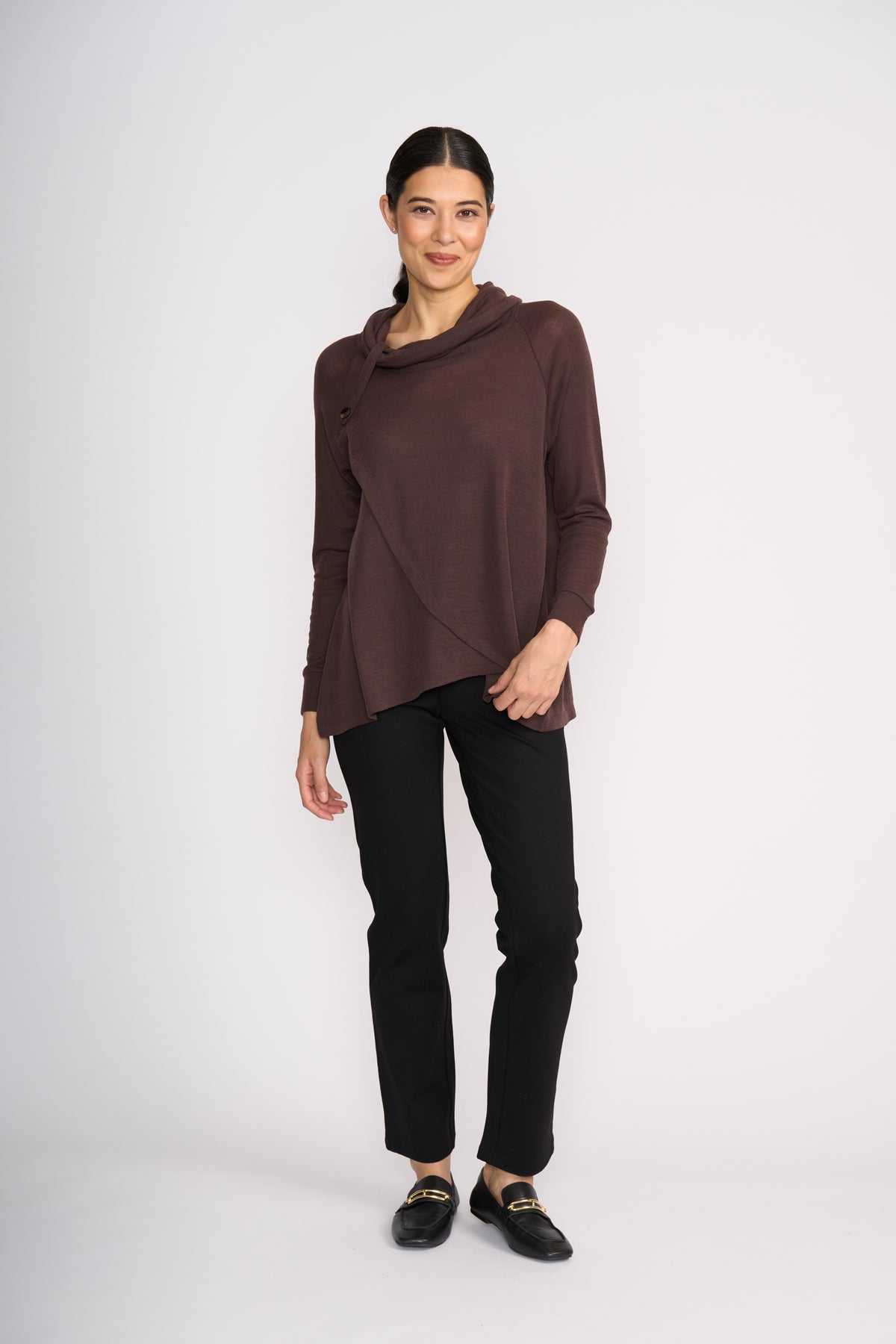 Foil Pic Of The Bunch Trouser in Black