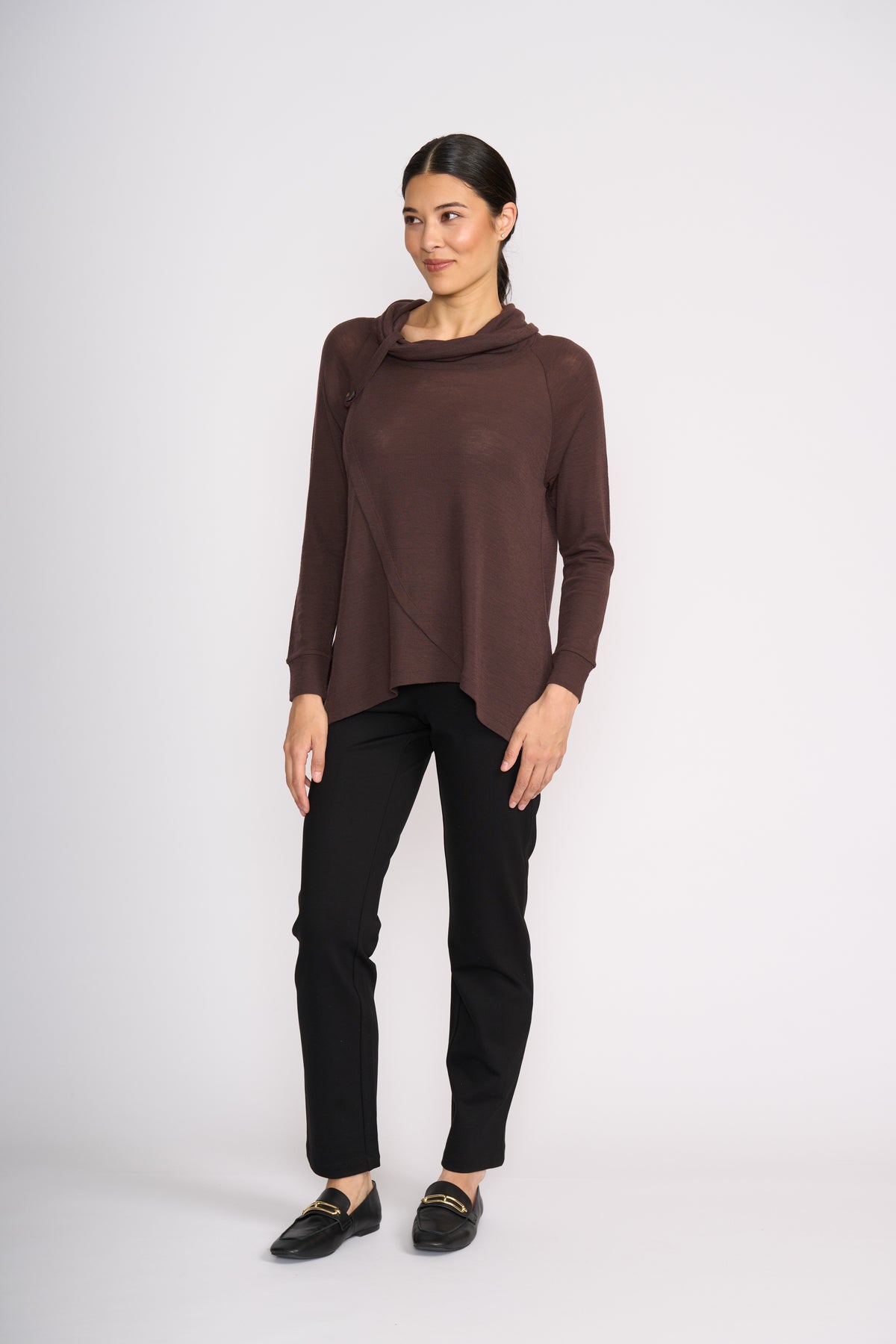 Foil Pic Of The Bunch Trouser in Black