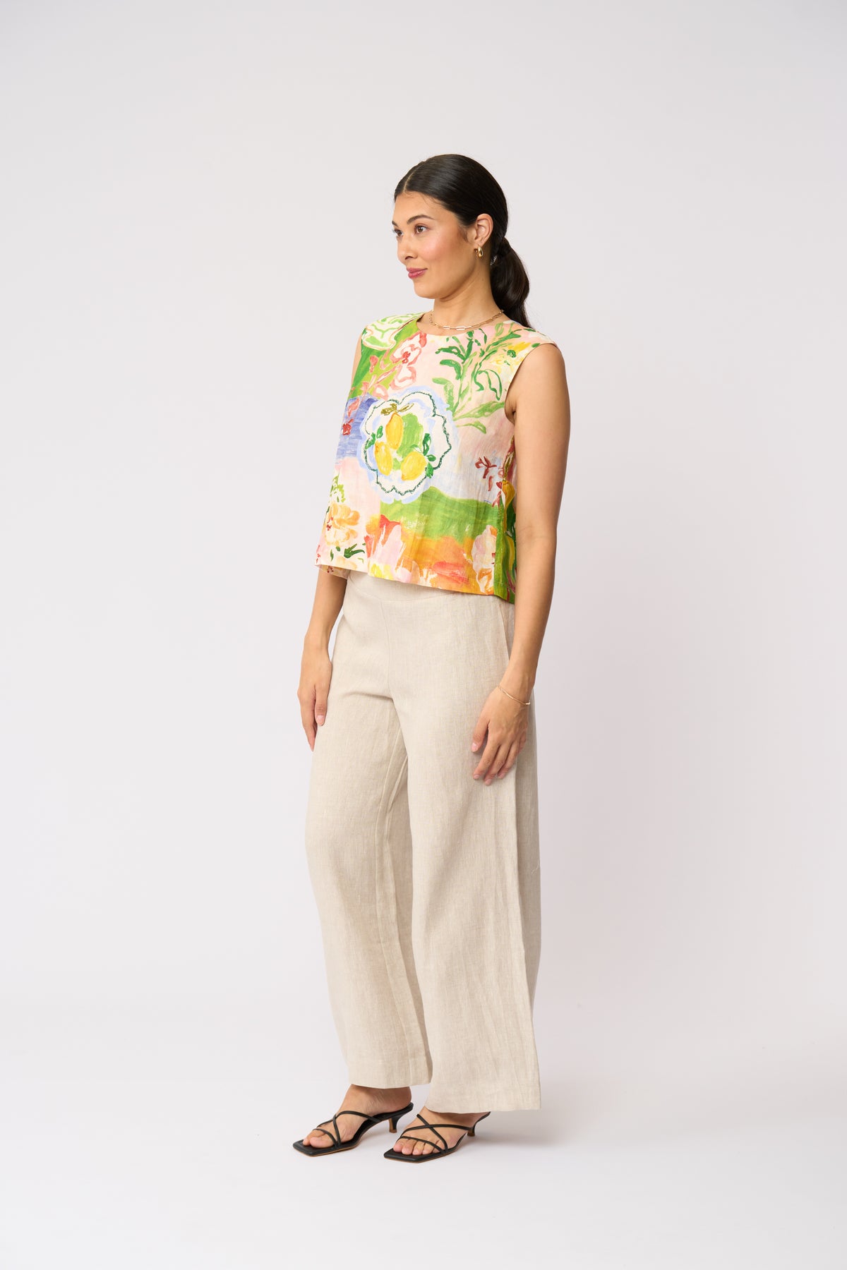 Foil Together Again Pant in String