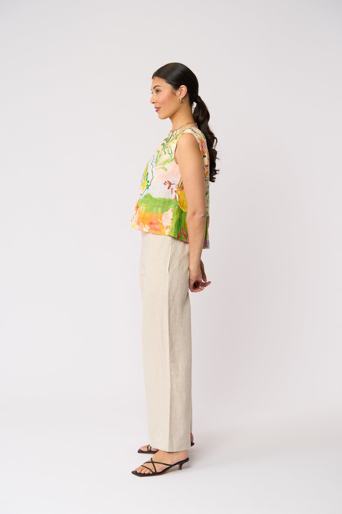Foil Together Again Pant in String