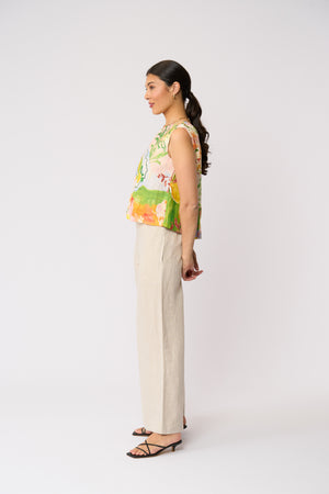 Foil Together Again Pant in String