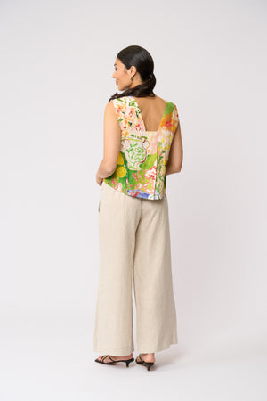 Foil Together Again Pant in String