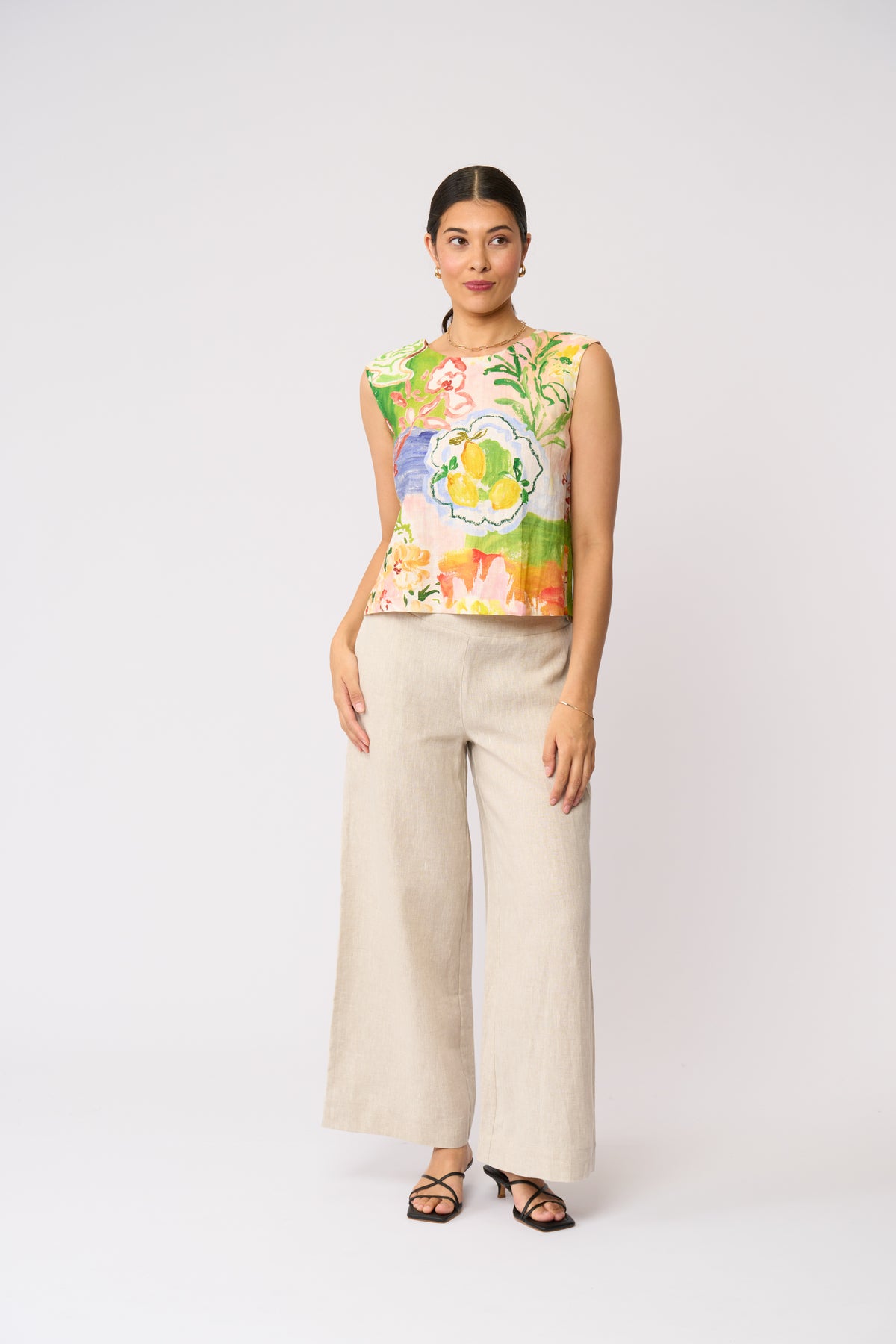 Foil Together Again Pant in String
