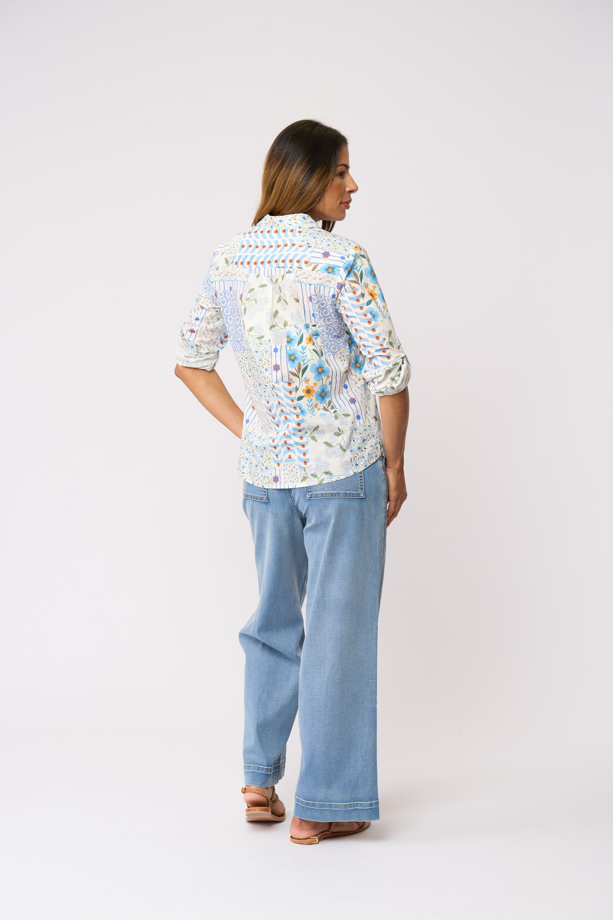 Foil All Class Shirt in Flower Patch