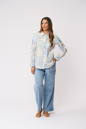 Foil All Class Shirt in Flower Patch
